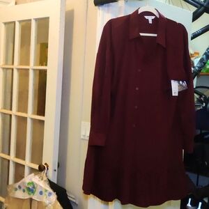 🥳 NINE WEST FOR KOHLS IN WINE. SIZE XL- *NWT*